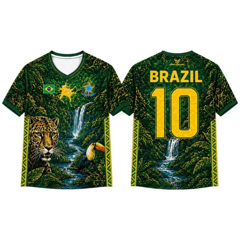 3D Print Football T-shirt Quick Dry And Breathable Sport Uniform Tee