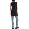 Karl Lagerfeld Minimalist Versatile Travel Solid Color Round Neck Short Casual Sleeveless Dress Women dresses Blue 236L1371
