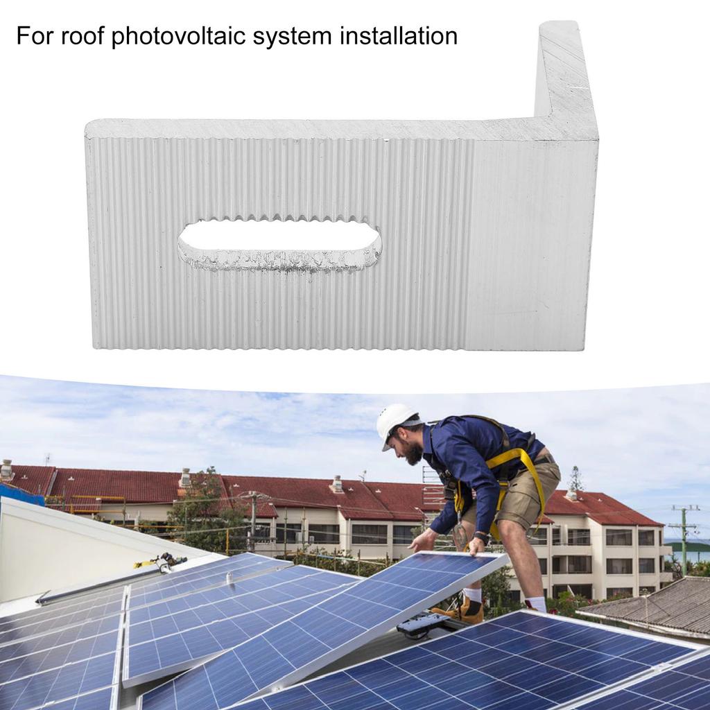 L Foot Solar Mount Aluminum Alloy Photovoltaic Panel Mounting Bracket for Roof PV System L Foot Solar Bracket