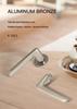 BAGB Magnetic Silent Nickel-Brushed Indoor Door Handle for Bedrooms