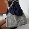 Leopard Twill Cotton Big Bag V2 (Black)