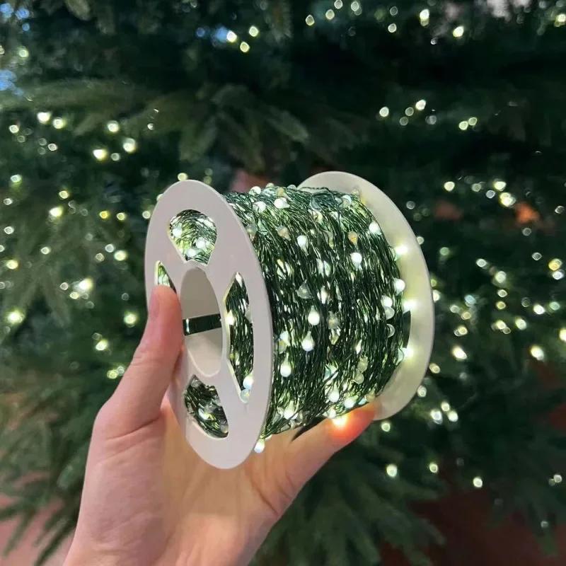 Luci LED a filo di rame 5M/10M/20M 8 modalità USB Luci fatate Ghirlanda di lampade per festival matrimonio festa all'aperto Natale