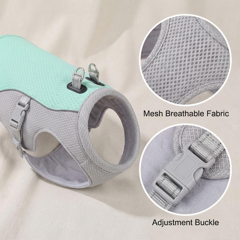 Heat  Breathability Heat Dissipation Dogs And Cats Back And Chest Strap