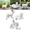 Lamb Model Resin Ornament for Bedroom and Housewarming