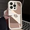 Minimalist Heart Pattern Phone Case For iPhone 17 16 15 14 13 12 11 Pro Max Silicone Cover For iPhone XS Max X XR 16 Plus