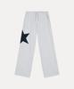 Seobdyudeu Side Ster Broek (Parel Grijs Melange)
