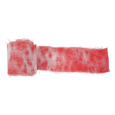 Halloween Bloody Bandage Cosplay Party Soft Elastic Bloody Gauze Cloth Decoration Props for Haunted