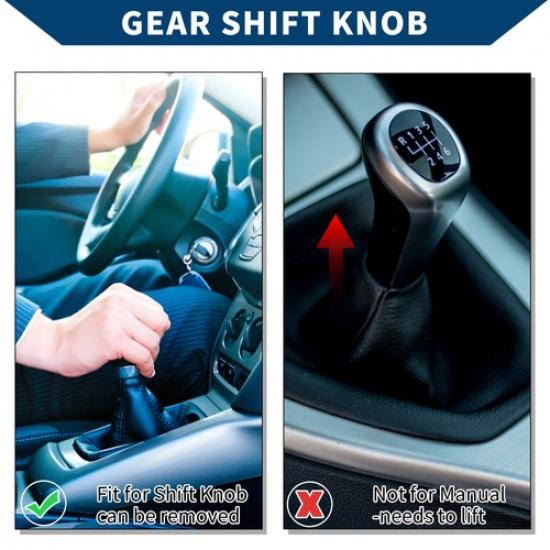 5 Speed Manual Gear Shifter Knob for Chevrolet Spark 2011-2014 Plastic Black