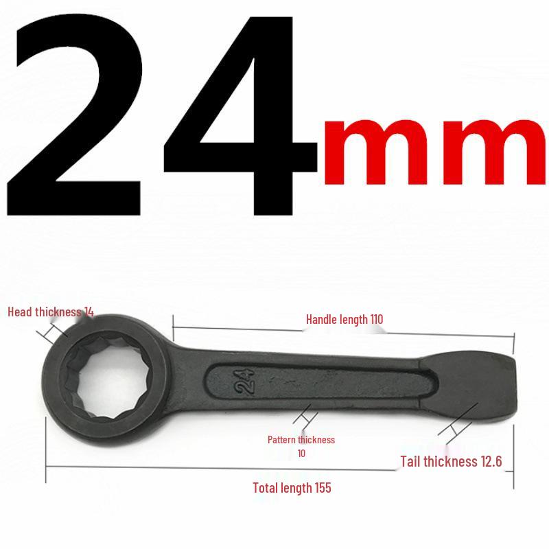 Heavy-Duty Striking Open-End and Ring Wrench Set (24-100mm) Default