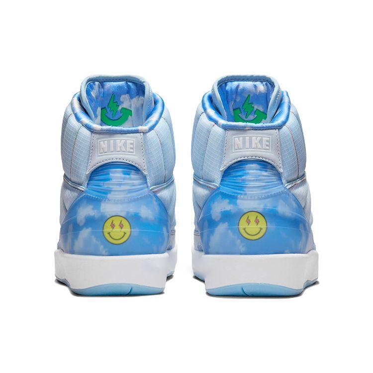 J. Balvin x Air Jordan 2 Retro SP PS Kinder Sneaker Blau Celestine-Blau Multicolor DQ7693-419