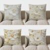 Home Decor Floral Pearl Accent Throw Pillow For Home Pattern Cushion Cover Suitable For Sofa Bedroom Car Pillow Cover
