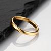 2mm Simple Tungsten Carbide Ring for Men Women,Scratch Resistant Plain Tungsten Steel Ring,Unisex Pinky Ring Wedding Ring Gift