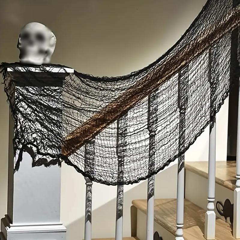 Tessuti Decorativi di Halloween Strane Decorazioni di Halloween Decorazioni d'Interno Sospese Garza Horror 76x190cm