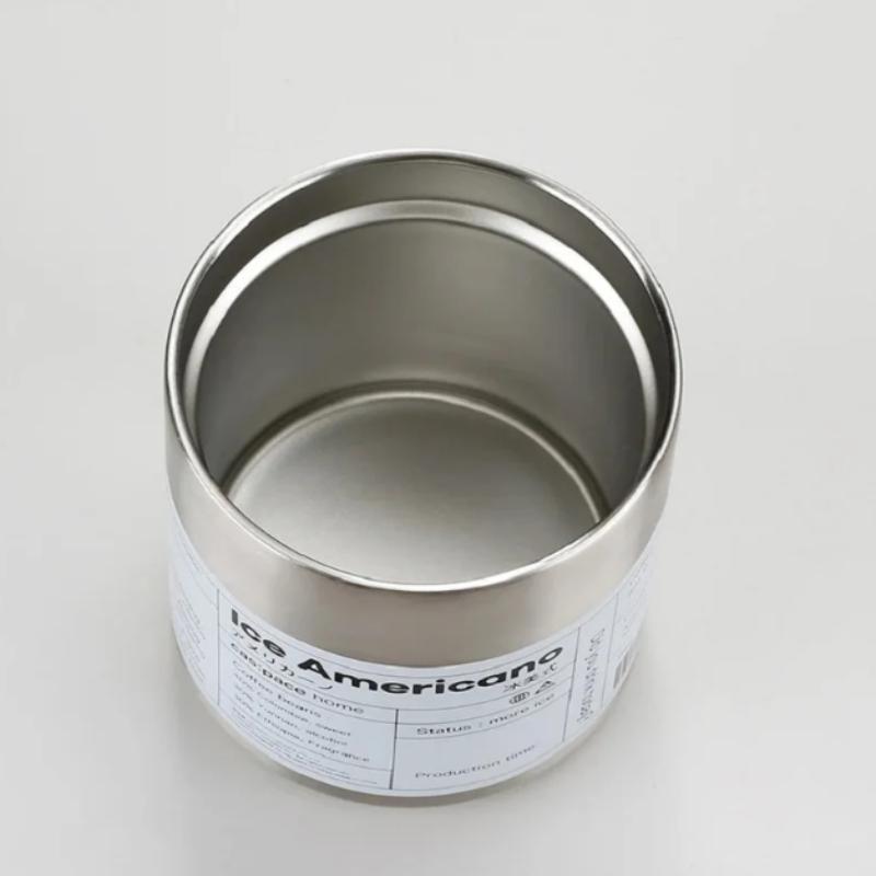 Stainless Steel Insulated American Coffee Mug Portable Outdoor Mug With Straw 320Ml