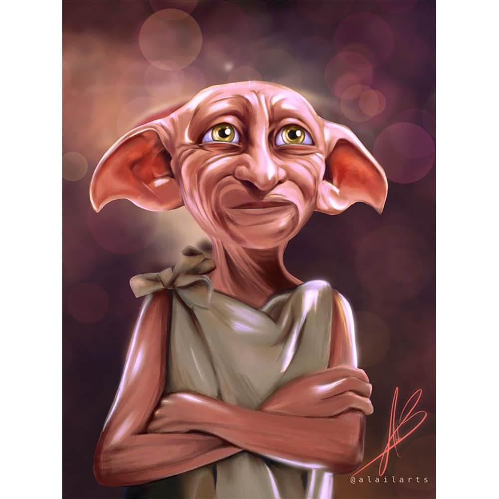 5D DIY Harry Potter Diamond Painting Elf Dobby Hogwarts School of Witchcraft and Wizardry Cross Embroidery Mosaic Art Gift