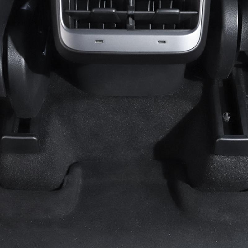 For Model 3 Y Juniper Highland 2025 4/8Pcs Seat Rail Cover Protector Rear End Pieces Backseat Slide Protection Anti-Kick
