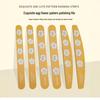 Durable Egg Yolk Nail Art Polishing Strips - No Shedding, Wear-Resistant Wood Chip Files