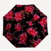 1pc Floral Pattern Design Umbrella with Plastic Handle,Suitable for All Seasons Umbrellaptys26002