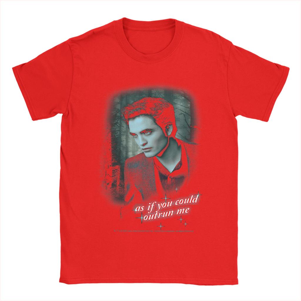 Twilight Edward As If You Could Outrun Me Forest Scene Movie TShirt Summer T Shirts Cotton Harajuku Tee Shirt For Unisex Tees
