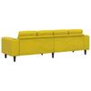 Living Room Sofa Yellow 250 x 77 x 76 cm