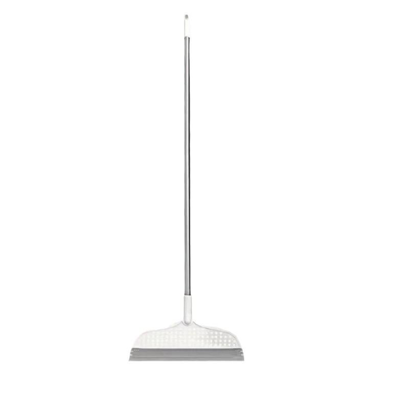 Black Magic Broom: Dual-Use Non-Stick Hair & Water Sweeping Scraper with Dustpan