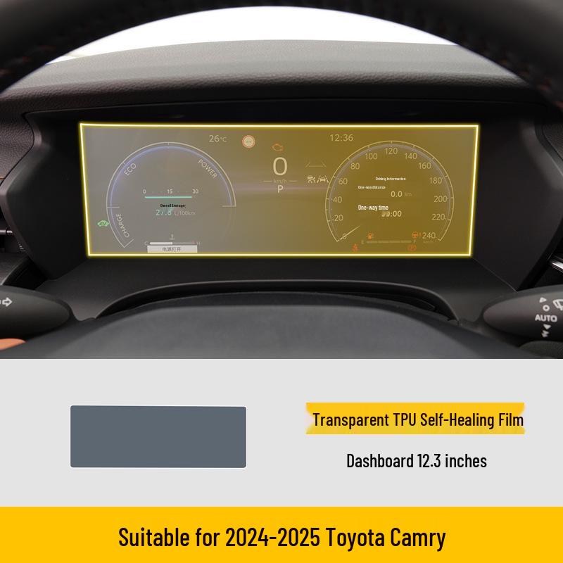 TPU Protective Film for 18-25 Toyota Camry Central Control Screen