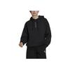adidas Originals Kleeblatt-Logo Print Kängurutasche Hoodie Damen Hoodies Schwarz HC1673