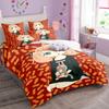 Kawaii Loid Forger Anya Duvet Cover with Pillowcases Anime Spy X Family Bedding Set Girls Boy Kid Set Quilt Cover Set