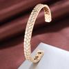 Stylish Simple Honeycomb Zircon Opening Women's Jewelry Export Bracelet
