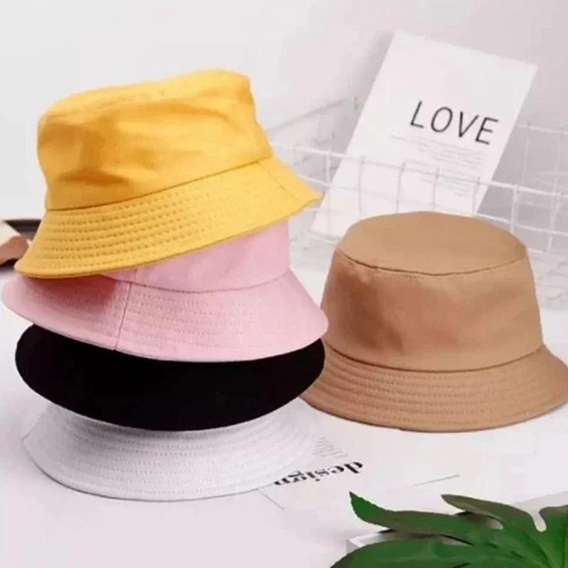 Children Outdoor Hat Summer Foldable Bucket Hat Sunscreen Cotton Fishing Hunting Cap Girls Basin Chapeau Sun Prevent Hats