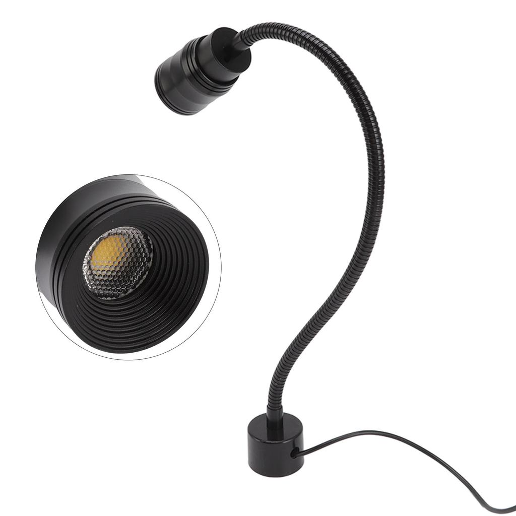 Machine Light LED Gooseneck Work Lamp 7W with Magnetic Base   for Reading