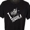 I Love Tequila 100% Cotton T-shirt Mens Tees Top Mens Size Large Black Espolon Tequila Liquor Promo