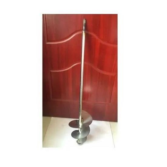 Stainless Steel Dual-Use Mixer: Cement & Sand Plastering Rod with Electric Hammer
