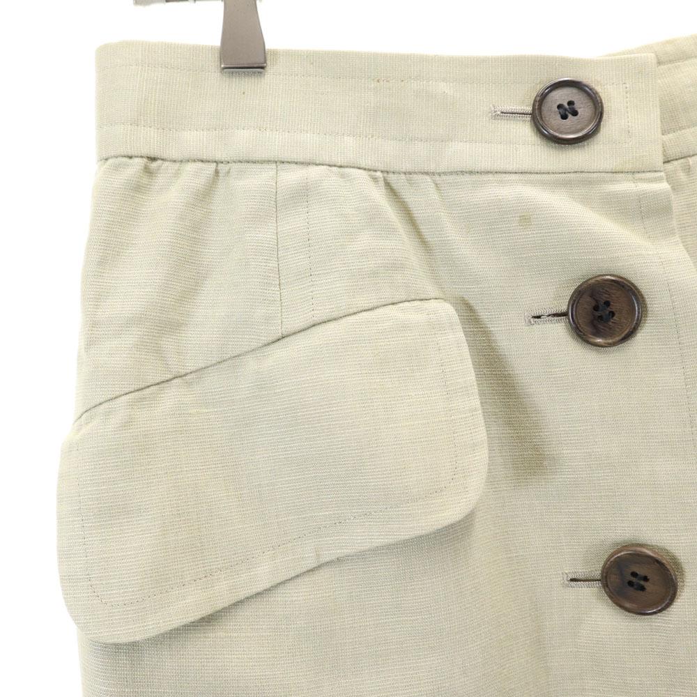 Yves Saint Laurent 90s Old Midi Length Tight Skirt M Gurege Women Used