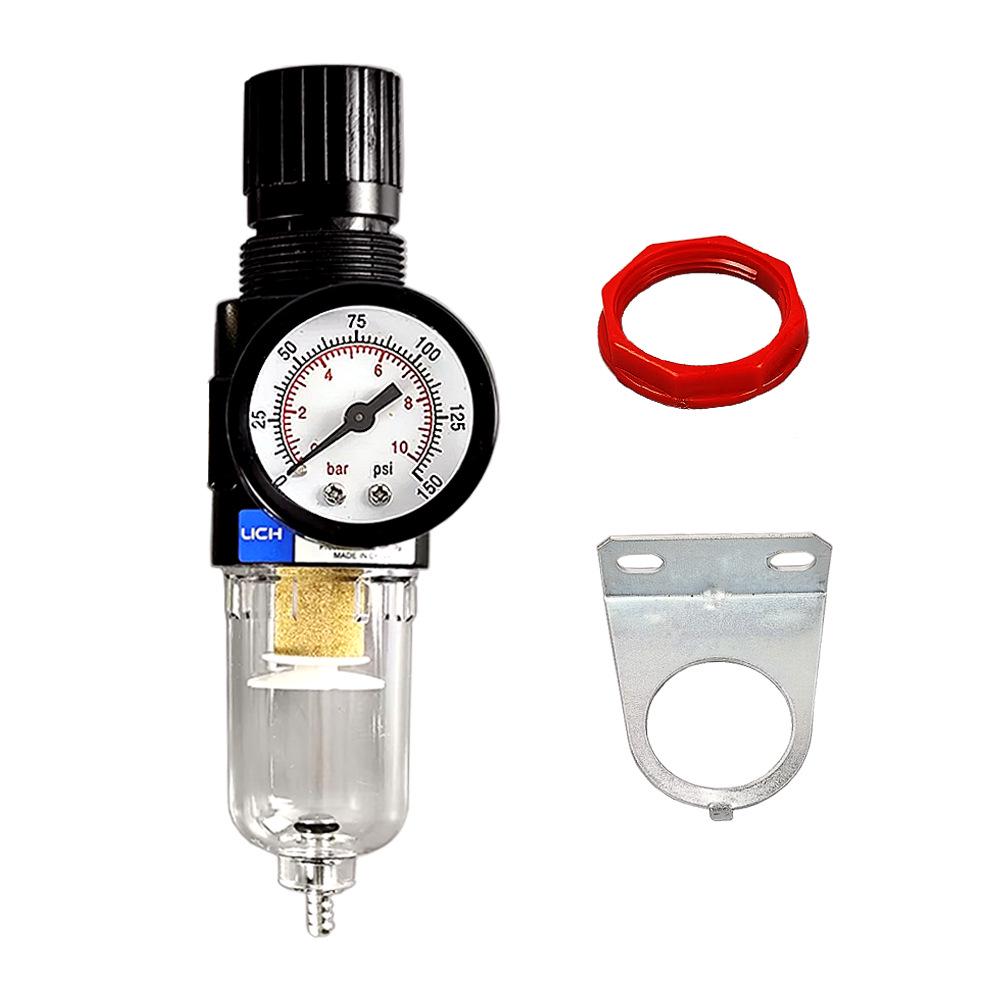 Industrial Air Compressor Adapter with Pressure Reducing Valve & Oil-Water Separator for Airbrush K3