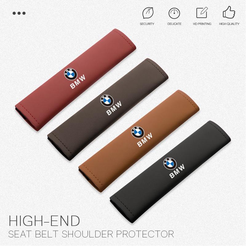 Automotive Interior Accessories Seat Belt Covers Shoulder Pads For BMW Performance E46 E90 F10 F30 X3 F20 E46 E60 E70 E39 E36 Wzdr27