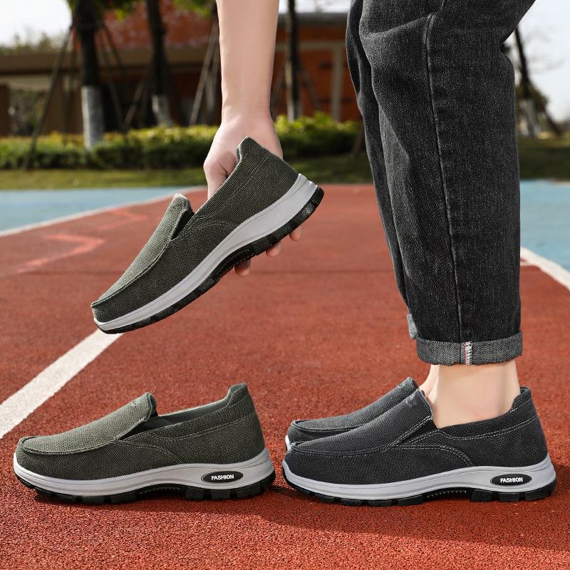 Shoes Men's Autumn New Casual Old Beijing Cloth Shoes One-pedal Single Shoes Dad Shoes Soft Soles Not Tired Feet Tooling Shoes