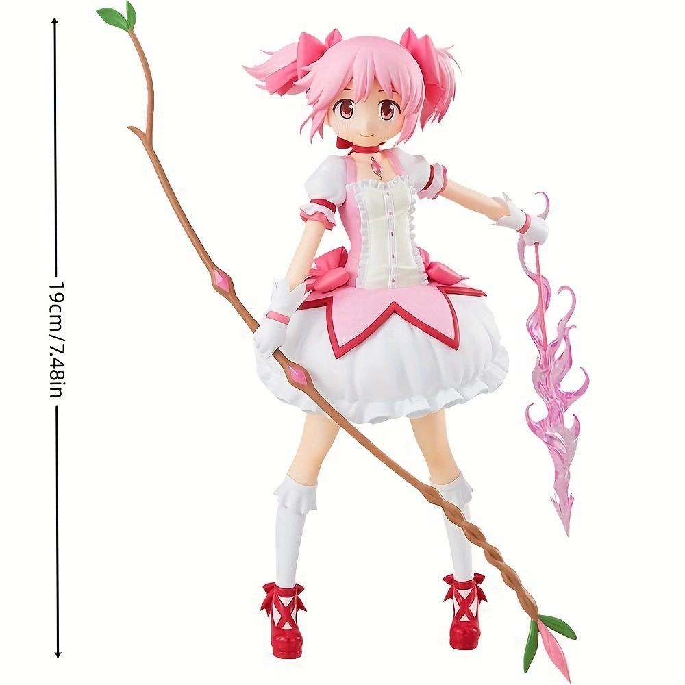 Puella Magi Madoka Magica Figura de Anime Kaname Madoka Akemi Homura Momoe Nagisa Lindos Coleccionables Modelo a Escala Juguetes Playsets Regalo Presente