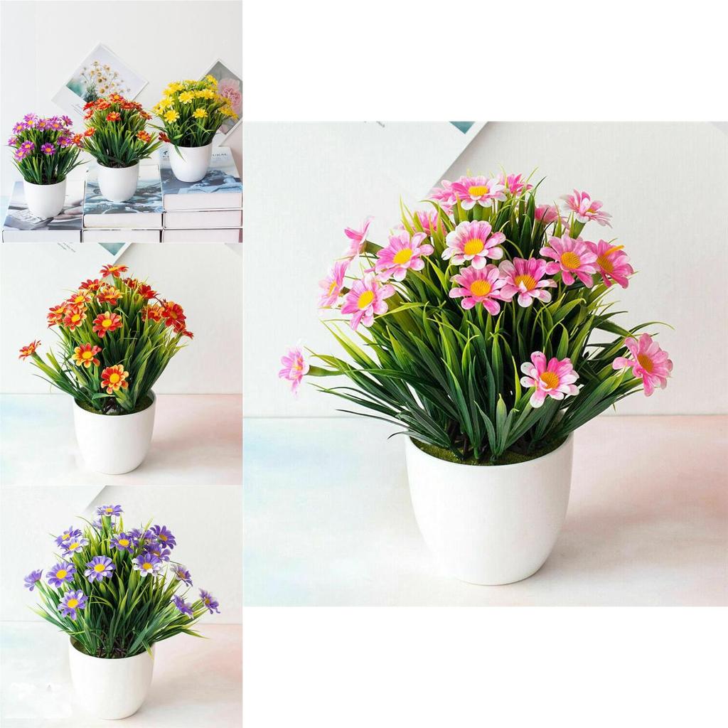 Hochwertiges künstliches Blumenarrangement im Topf für elegante Garten- und Wohnbereiche