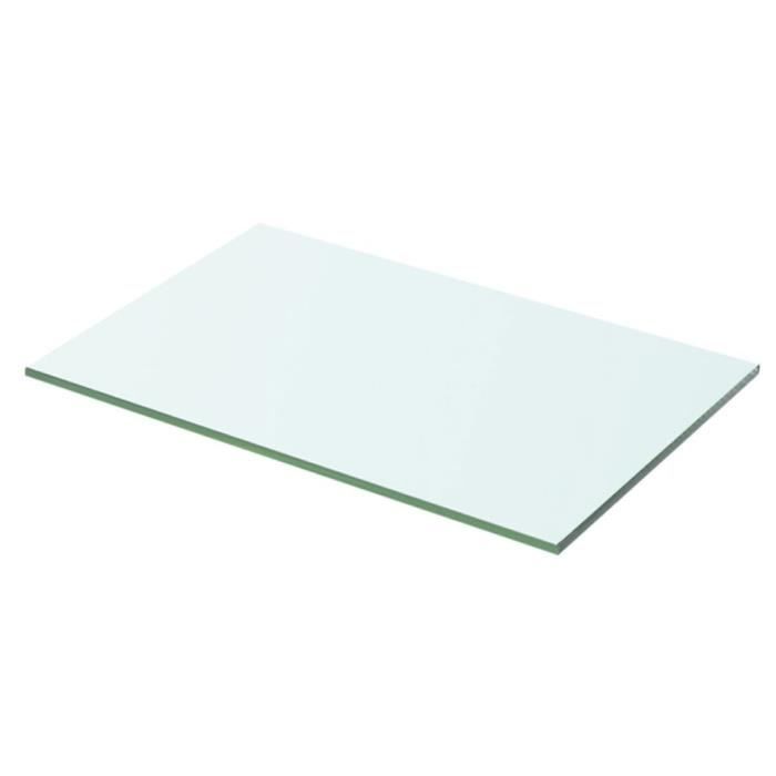 VidaXL Panneau pour étagère Verre transparent 50 x 25 cm