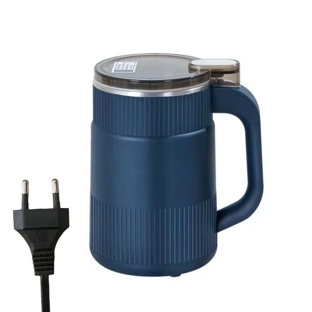 

Маленькая электрическая кофемолка Многофункциональная кофемолка для зерен, специй, круп Быстрый помол Машина из нержавеющей стали для кухни EU Plug синий