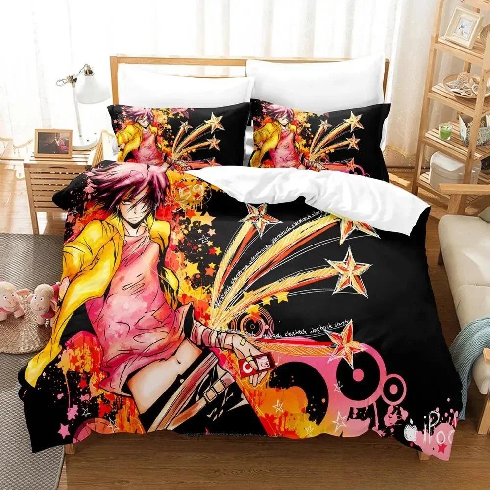 New HITMAN REBORN Bedding Set Single Twin Full Queen King Size Bed Set Adult Kid Bedroom Duvetcover Sets Anime parure de lit Bed