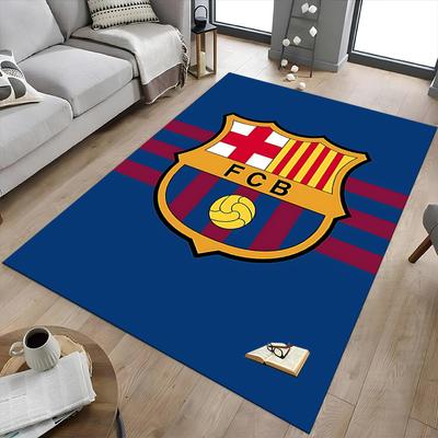 1 szt. Dywan podłogowy FC Barcelona Extra Duży Antypoślizgowy, Biuro, Rodzina, Sypialnia, Studio Duży Dywan Dywany do Wnętrz