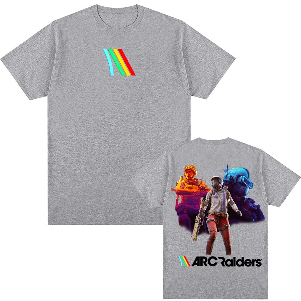 ARC Raiders Shooting Game T-Shirt Summer New Style GAME Graphic Printing TEE 100% Cotton Comfortable Soft Tees