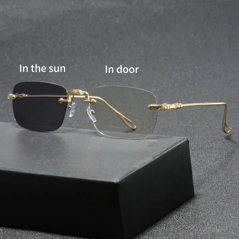Men Women Trendy Sunglasses Outdoor Travel Smart Pochromic Sun Glasses Unisex Eyewear