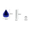 10pcs/Set Muticolors Car License Plate Bolts Cuspate Style Car Motorcycle Modification Conical
