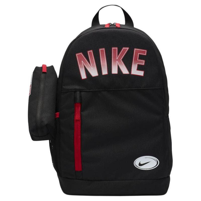 Nike Fabric Backpack Regular Unisex Black & Coal Black & University Red Casual
