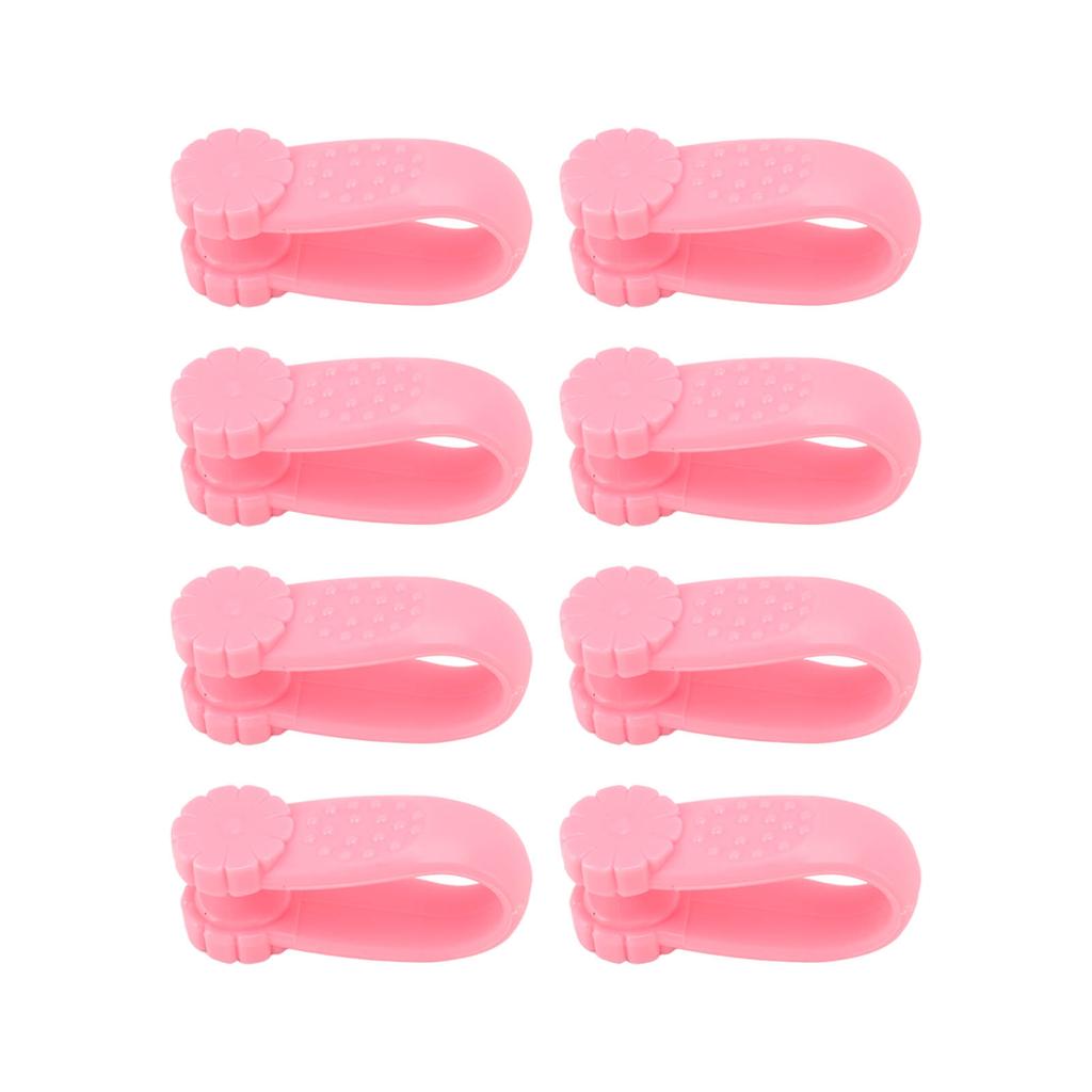 8PCS Hand Pressure Point Tool Plastic Hand Acupressure Clip for Between Thumb and Index Migraine