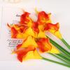 Mini PU Calla Lily Artificial Bouquet for Weddings, Home Decor, Photography, and Landscaping.