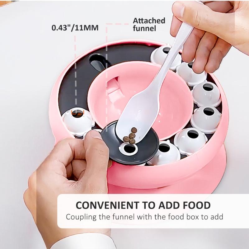 Popular Puzzle Multifunctional Cat Supplies Leaky Slow Food Bowl Cat Self-Hi Interactive Toys Pet Cat Supplies
